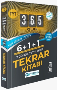 TYT KAMP KİTABI  6+1+1 TEKRAR KİTABI (EŞİT AĞIRLIK-SÖZEL)