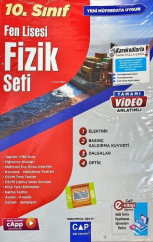 10.Sınıf Set Fen Lisesi Fizik - 2023