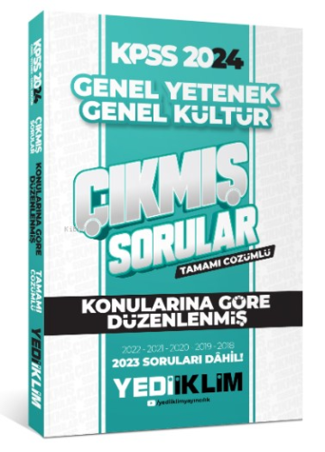 2024 KPSS Lisans Genel Yetenek Genel Kültür Konularına Göre Tamamı Çözümlü Çıkmış Sorular