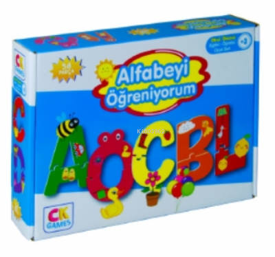 Alfabeyi Öğreniyorum Okul Öcesi Oyun Seti 3+yaş;Eğitici Öğretici 58 Parça Puzzle Oyun Seti