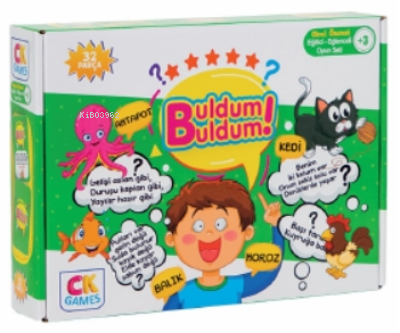 Buldum Buldum Okul Öncesi Oyun Seti +3 Yaş;Eğitici Öğretici 32 Parça Puzzle Oyun Seti