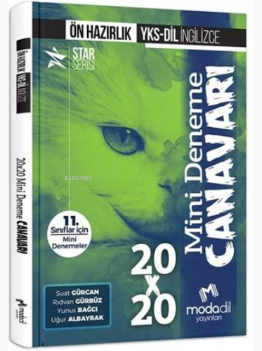 Modadil Yayınları YKS-DİL İngilizce Ön Hazırlık 20x20 Mini Deneme Canavarı
